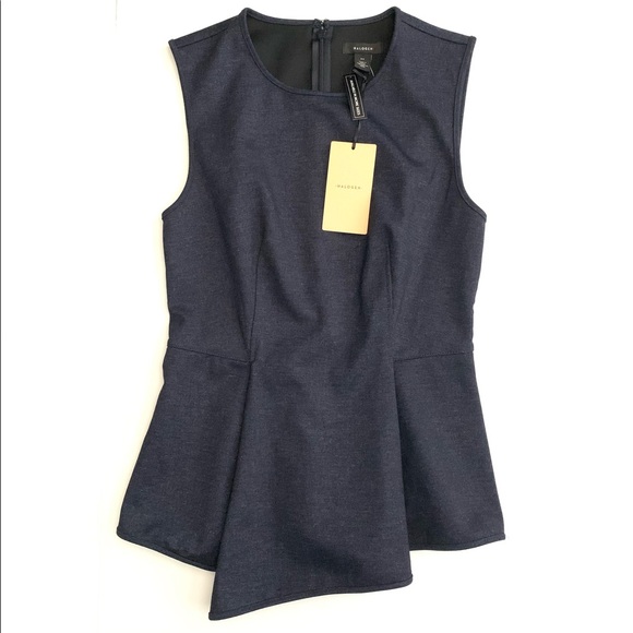 Halogen Tops - Halogen•NWT soft denim peplum top xs